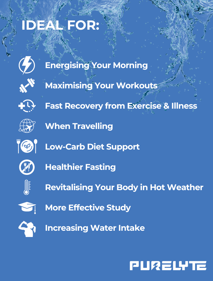 Purelyte electrolyte hydration when to use